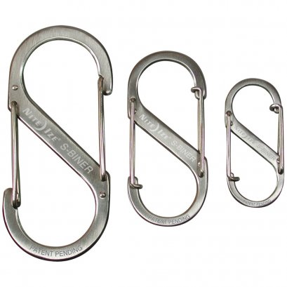 NiteIze S-BINER Combo 3 Pack  - Silver